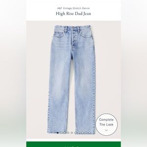 Abercrombie and fitch dad jeans